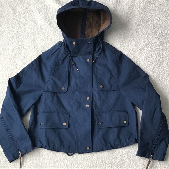 zara basic rain jacket